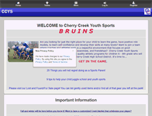 Tablet Screenshot of creeksports.com
